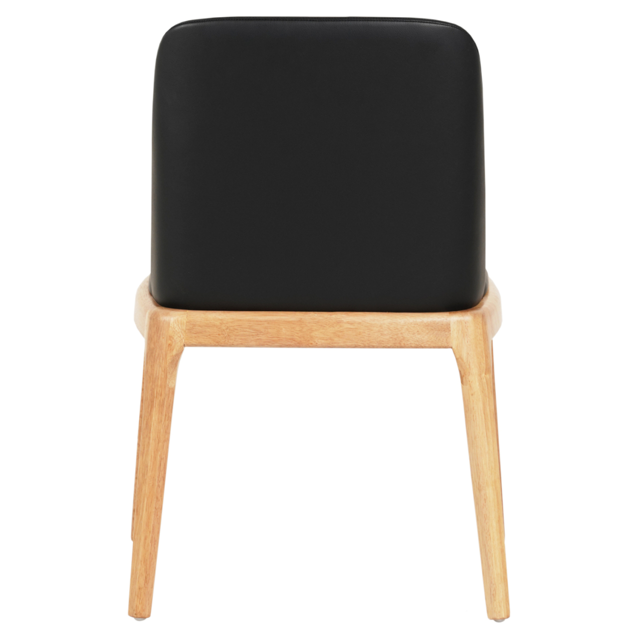DINING CHAIR FURLAN HM9944.01 RUBBERWOOD-BLACK PU 54,5x58x86Hcm. [5]