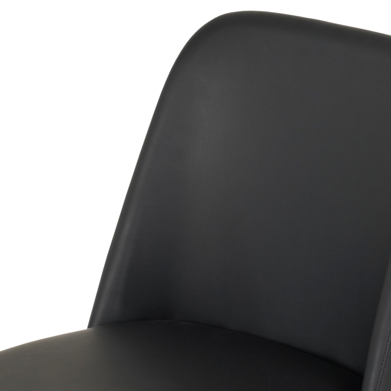 DINING CHAIR FURLAN HM9944.01 RUBBERWOOD-BLACK PU 54,5x58x86Hcm. [6]