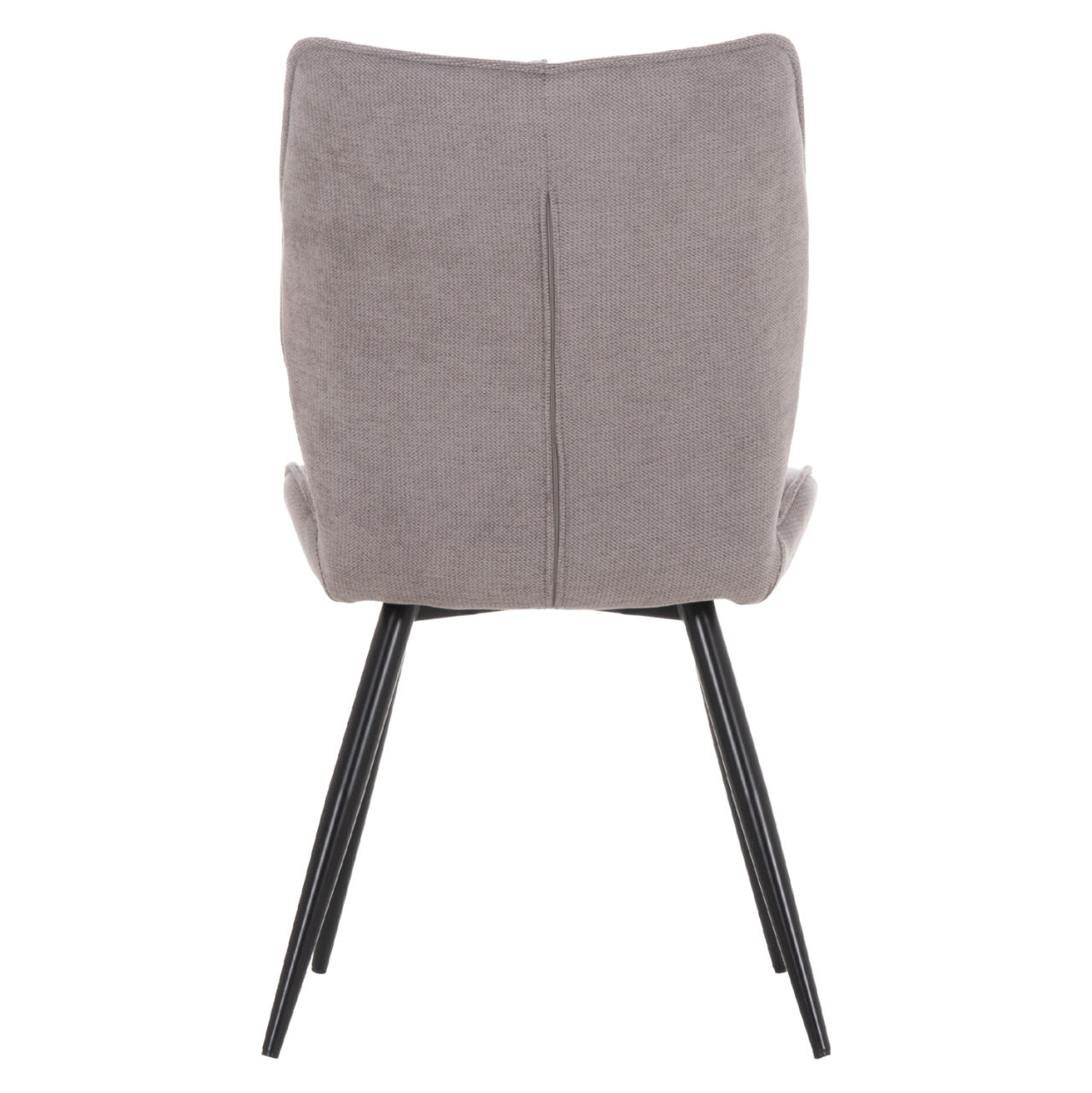 DINING CHAIR GAFF HM18425.01 LIGHT GREY FABRIC-METAL BLACK LEGS 49x63x90Hcm. [7]