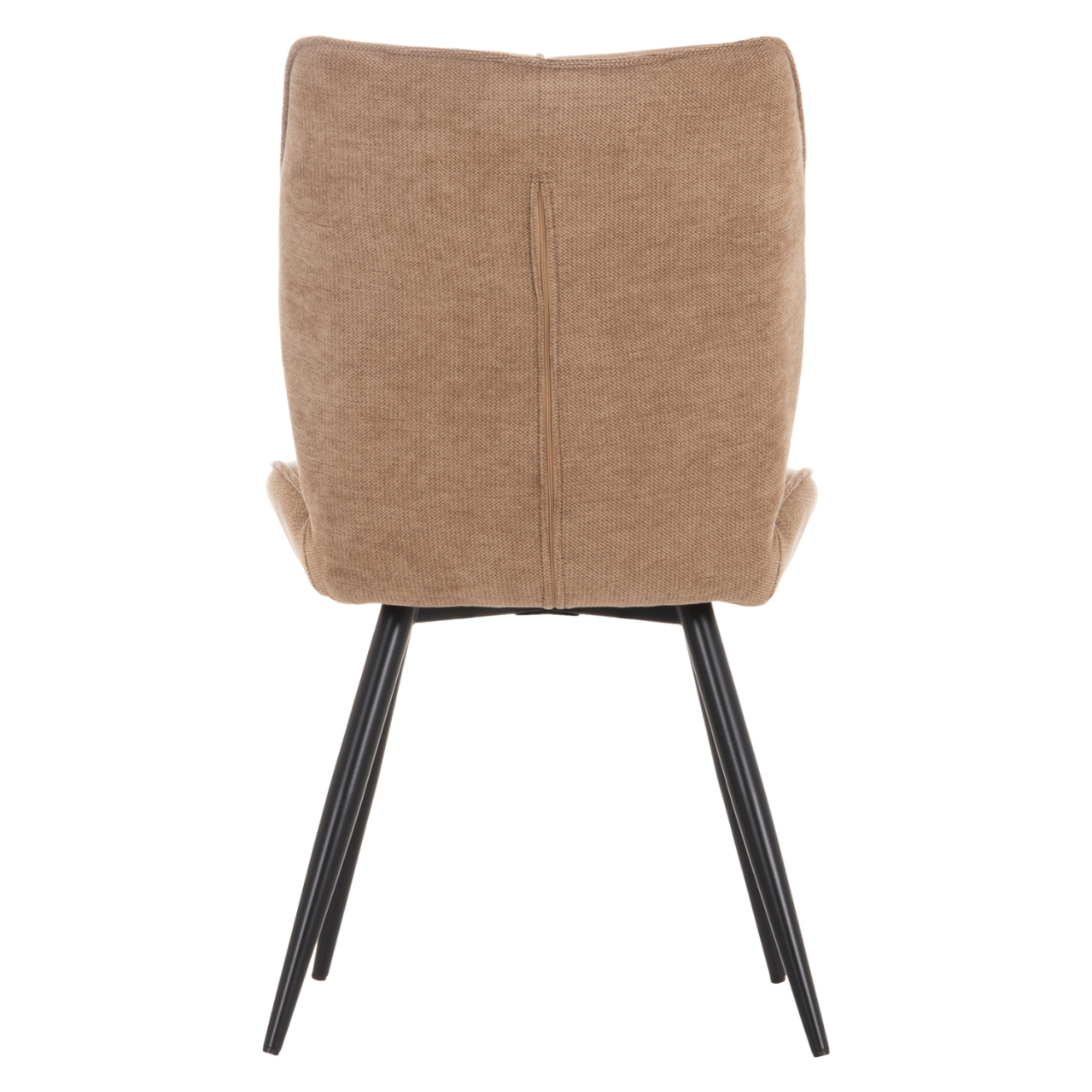 DINING CHAIR GAFF HM18425.03 TAUPE FABRIC-METAL BLACK LEGS 49x63x90Hcm. [7]