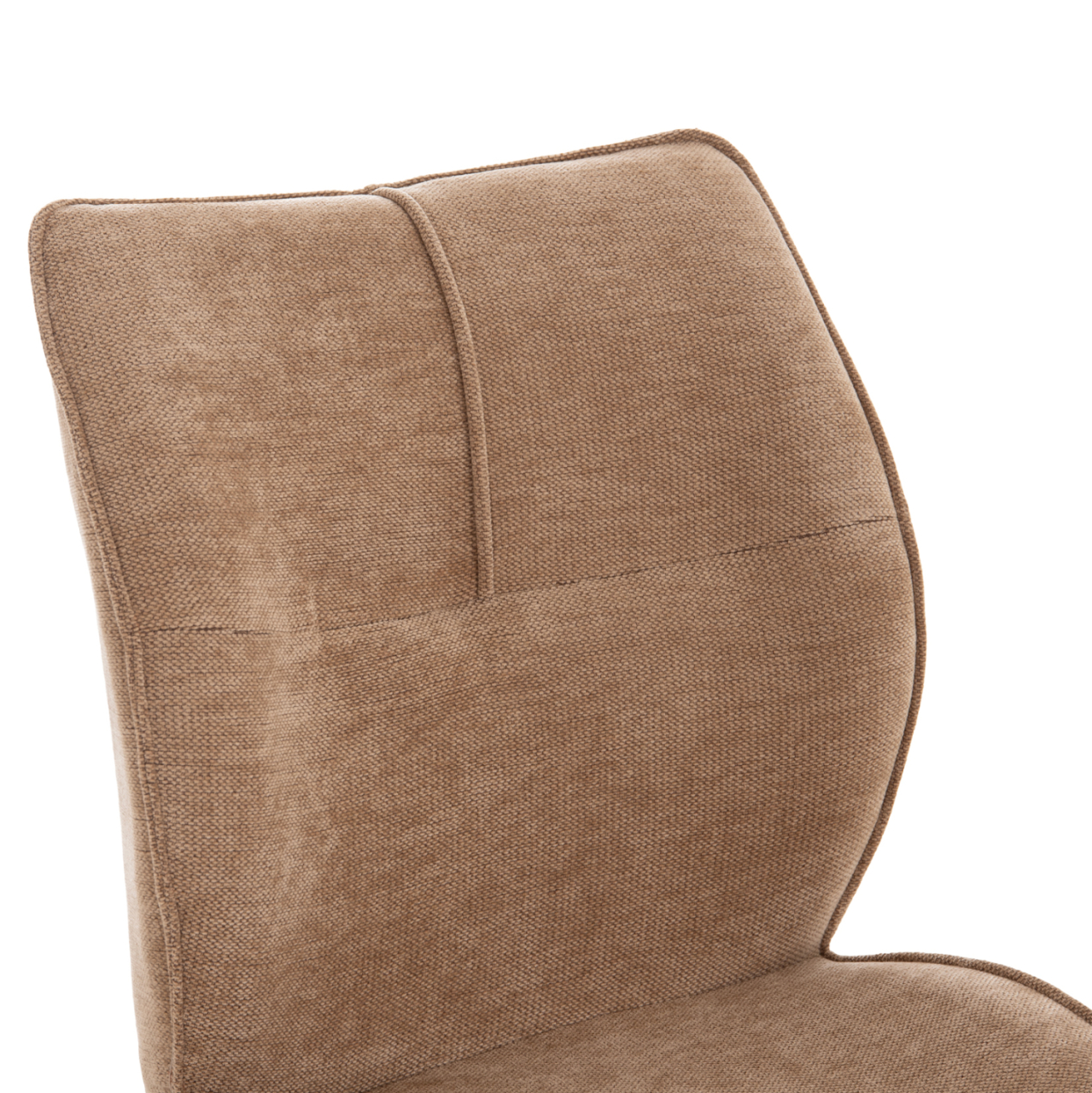 DINING CHAIR GAFF HM18425.03 TAUPE FABRIC-METAL BLACK LEGS 49x63x90Hcm. [8]