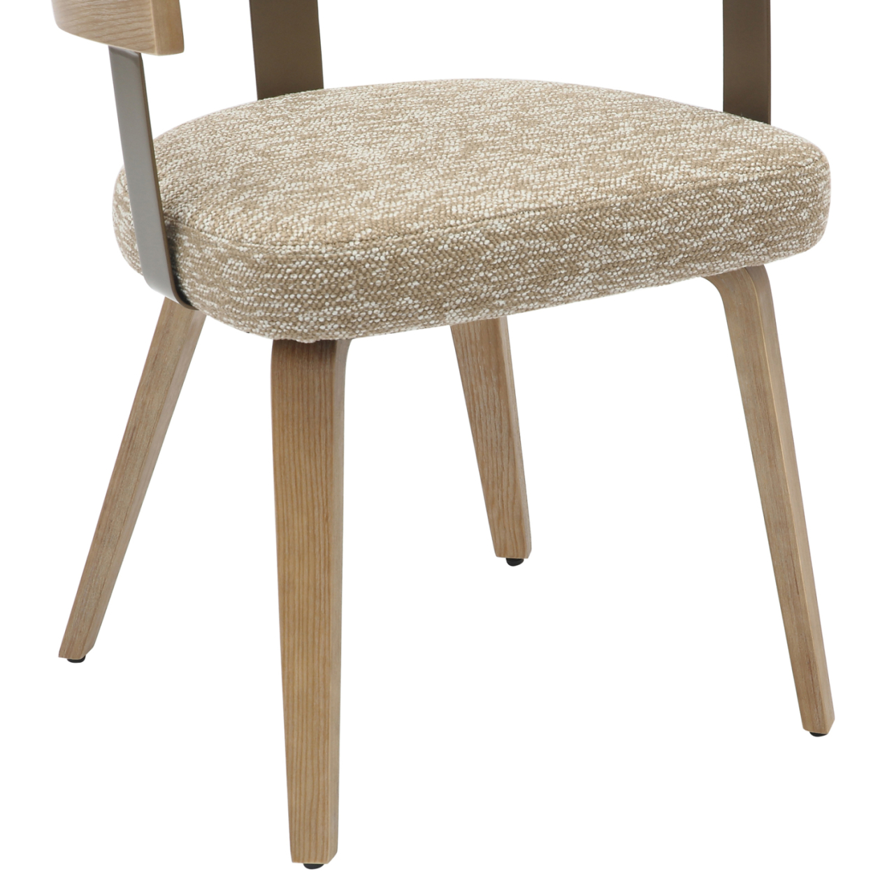 DINING CHAIR GALLEY HM9981.01 PLYWOOD FRAME AND LEGS-BEIGE FABRIC 55,5x53,5x70Hcm. [8]