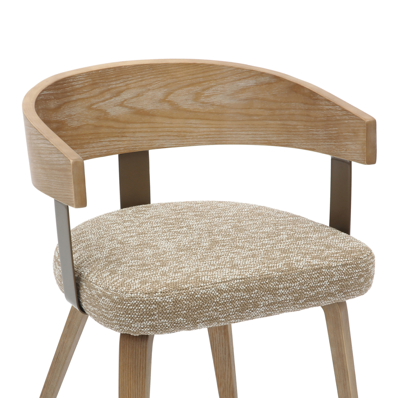 DINING CHAIR GALLEY HM9981.01 PLYWOOD FRAME AND LEGS-BEIGE FABRIC 55,5x53,5x70Hcm. [7]