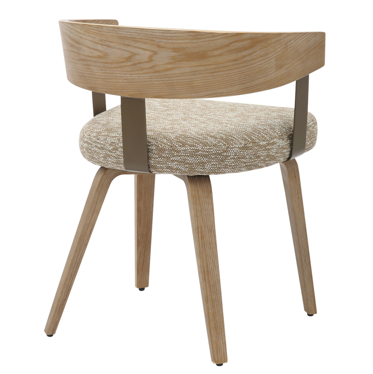 DINING CHAIR GALLEY HM9981.01 PLYWOOD FRAME AND LEGS-BEIGE FABRIC 55,5x53,5x70Hcm. [5]