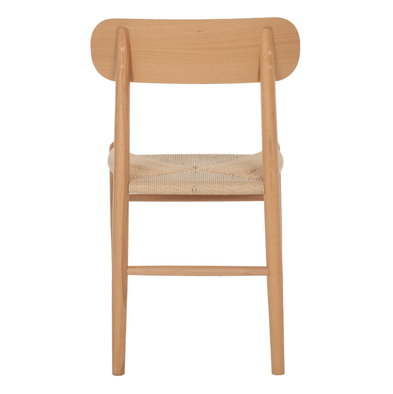 DINING CHAIR HELSINKI HM9492.01 BEECH WOOD AND ROPE IN NATURAL COLOR 46.5x41x80Ηcm. [6]