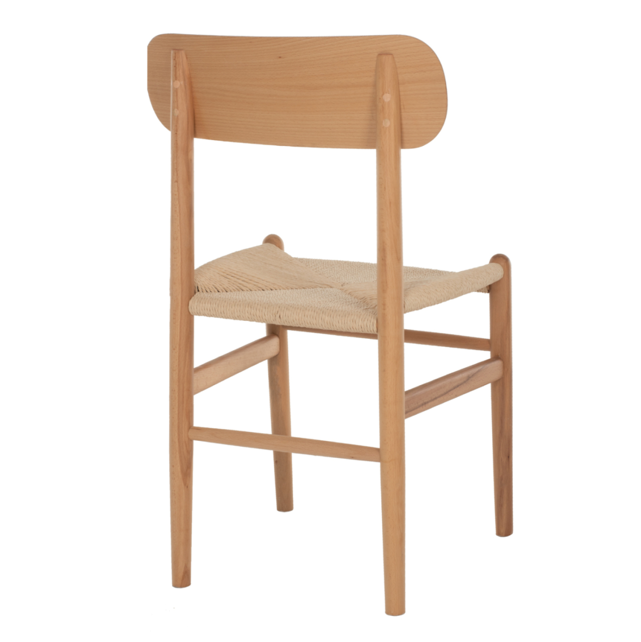 DINING CHAIR HELSINKI HM9492.01 BEECH WOOD AND ROPE IN NATURAL COLOR 46.5x41x80Ηcm. [5]