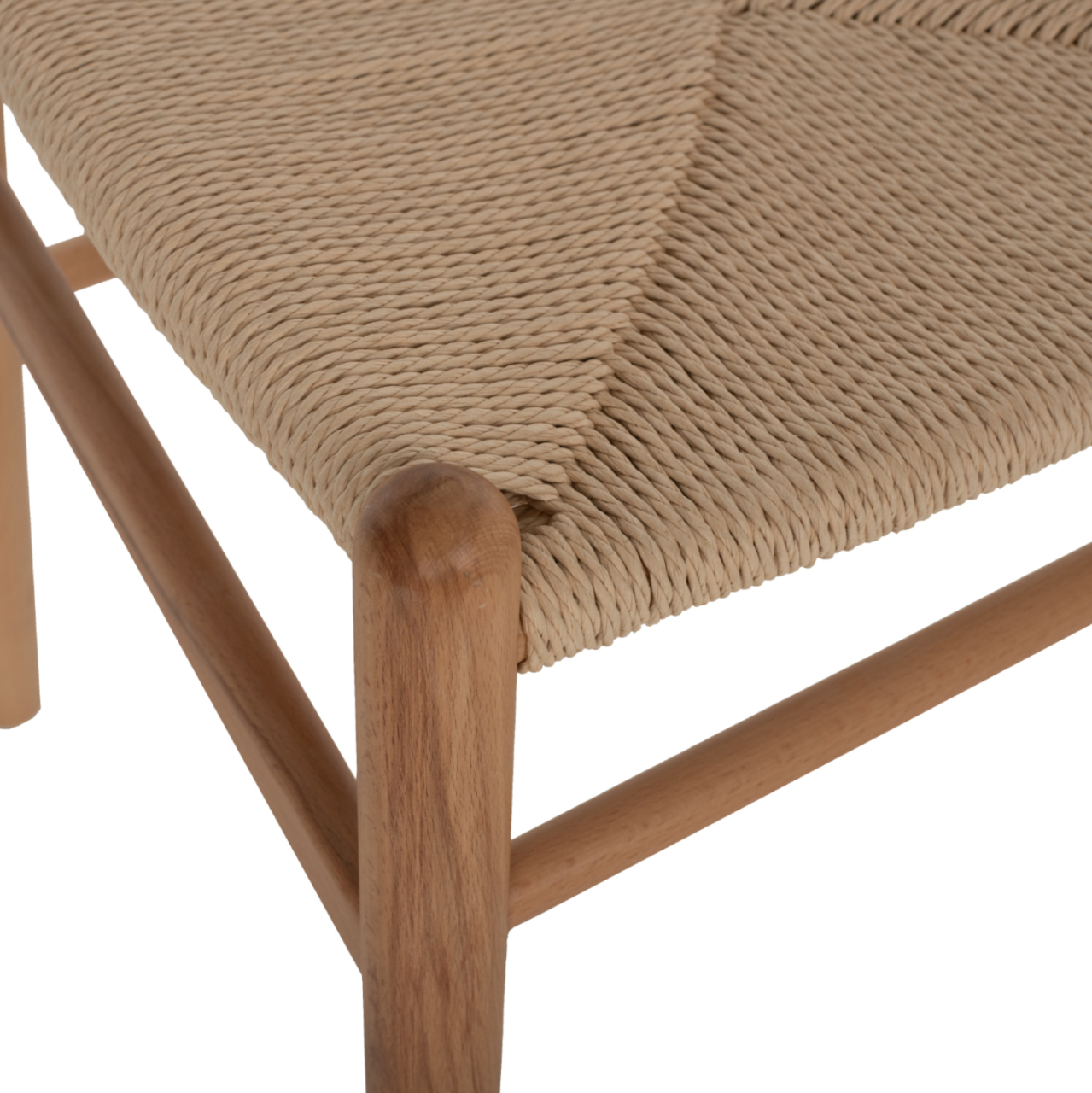 DINING CHAIR HELSINKI HM9492.01 BEECH WOOD AND ROPE IN NATURAL COLOR 46.5x41x80Ηcm. [9]