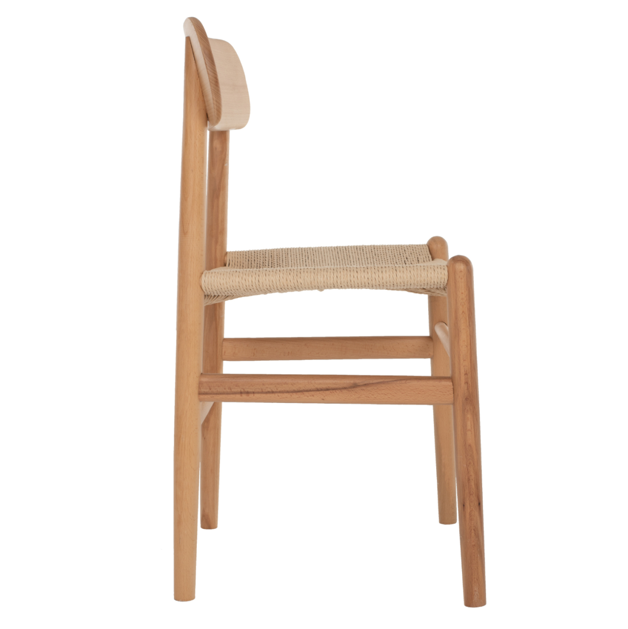DINING CHAIR HELSINKI HM9492.01 BEECH WOOD AND ROPE IN NATURAL COLOR 46.5x41x80Ηcm. [4]