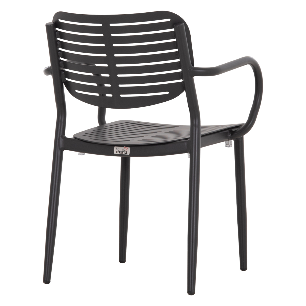DINING CHAIR HILLIARD HM6644.01 ALUMINUM IN CHARCOAL COLOR 58x52x78Hcm. [5]