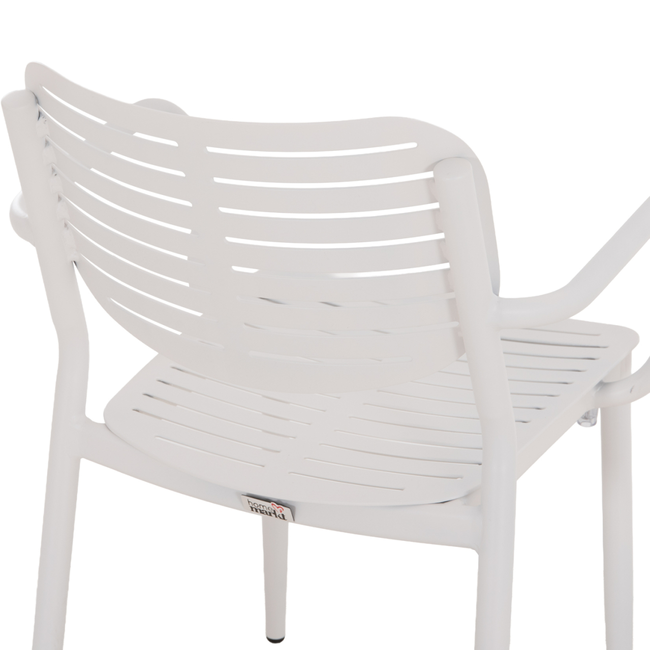 DINING CHAIR HILLIARD HM6644.02 ALUMINUM IN WHITE COLOR 58x52x78Hcm. [10]