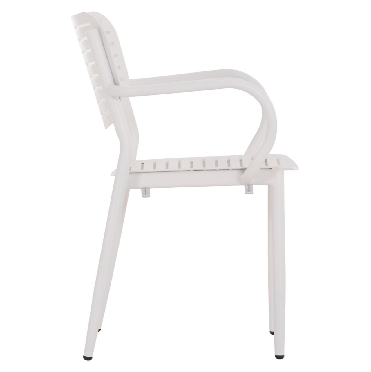 DINING CHAIR HILLIARD HM6644.02 ALUMINUM IN WHITE COLOR 58x52x78Hcm. [4]