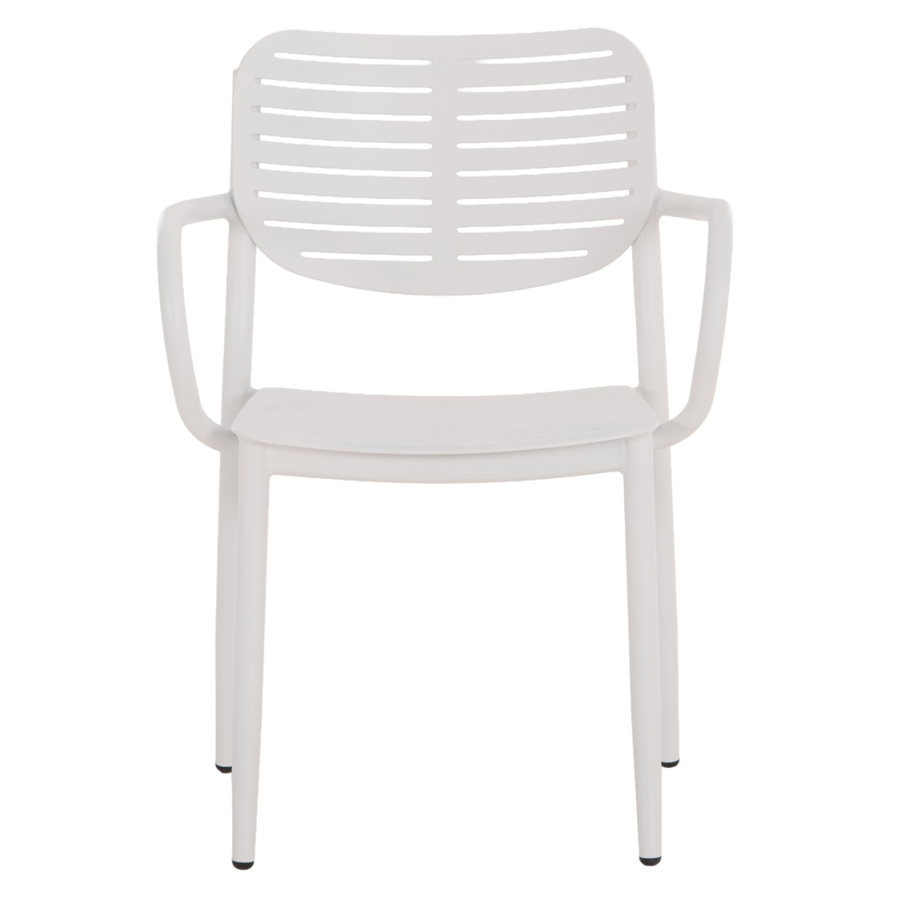 DINING CHAIR HILLIARD HM6644.02 ALUMINUM IN WHITE COLOR 58x52x78Hcm. [3]
