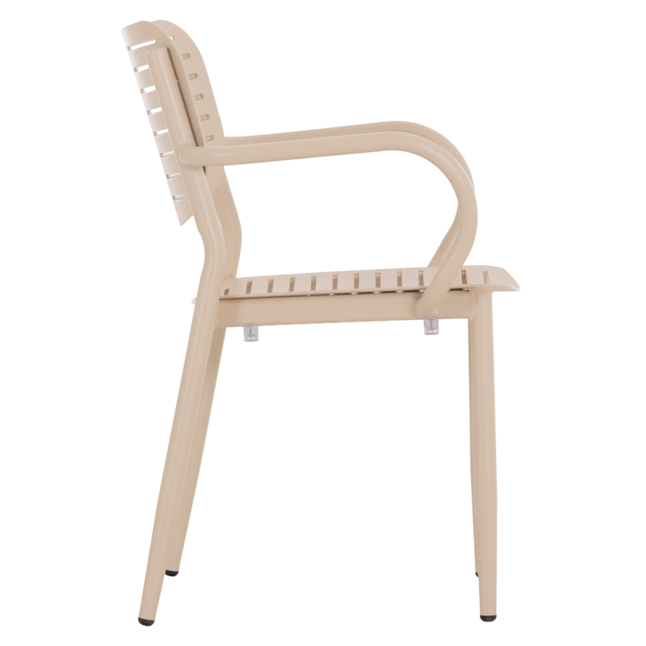DINING CHAIR HILLIARD HM6644.04 ALUMINUM IN CHAMPAGNE COLOR 58x52x78Hcm. [4]