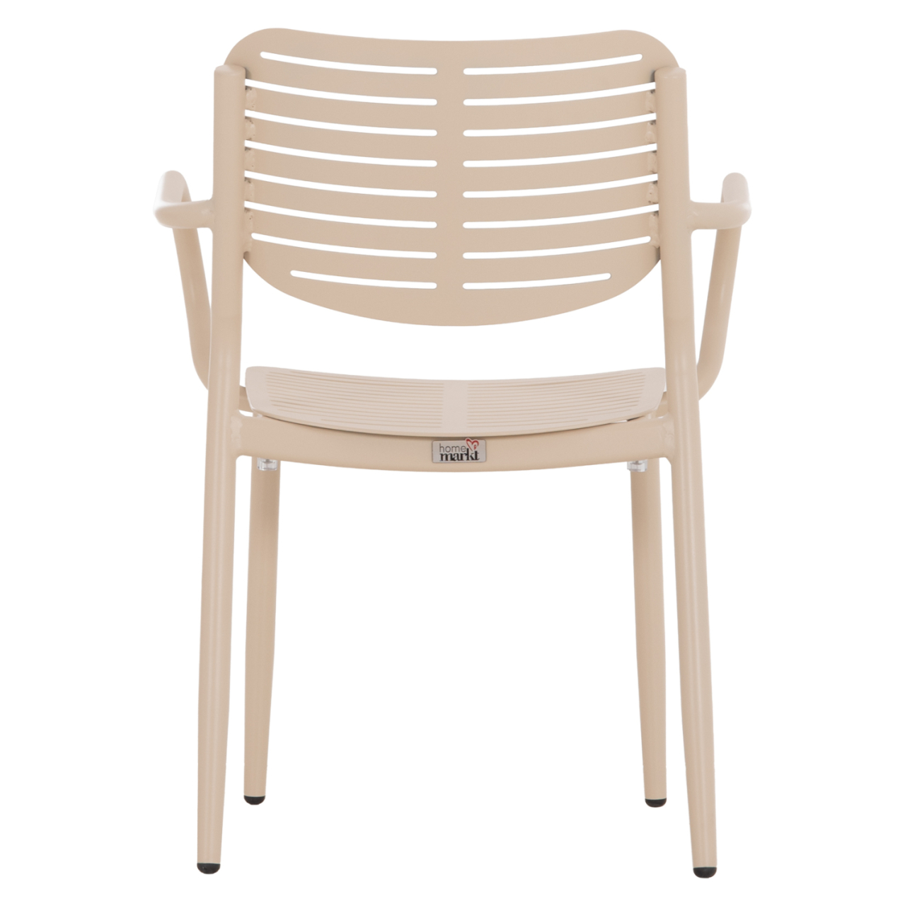 DINING CHAIR HILLIARD HM6644.04 ALUMINUM IN CHAMPAGNE COLOR 58x52x78Hcm. [6]