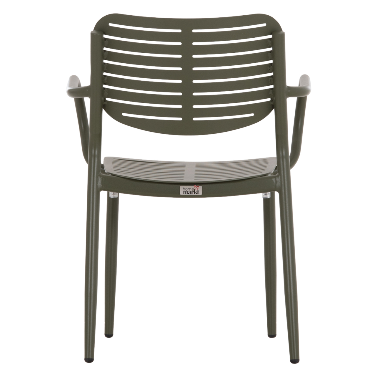 DINING CHAIR HILLIARD HM6644.07 ALUMINUM IN OLIVE GREEN COLOR 58x52x78Hcm. [6]