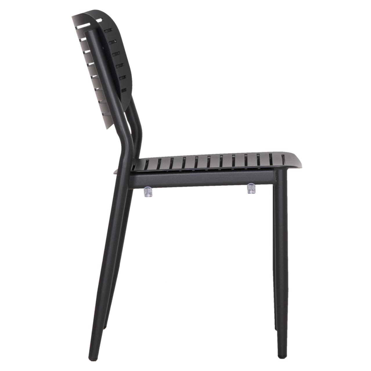 DINING CHAIR HILLIARD HM6645.01 ALUMINUM IN CHARCOAL COLOR 46x54x78Hcm [4]