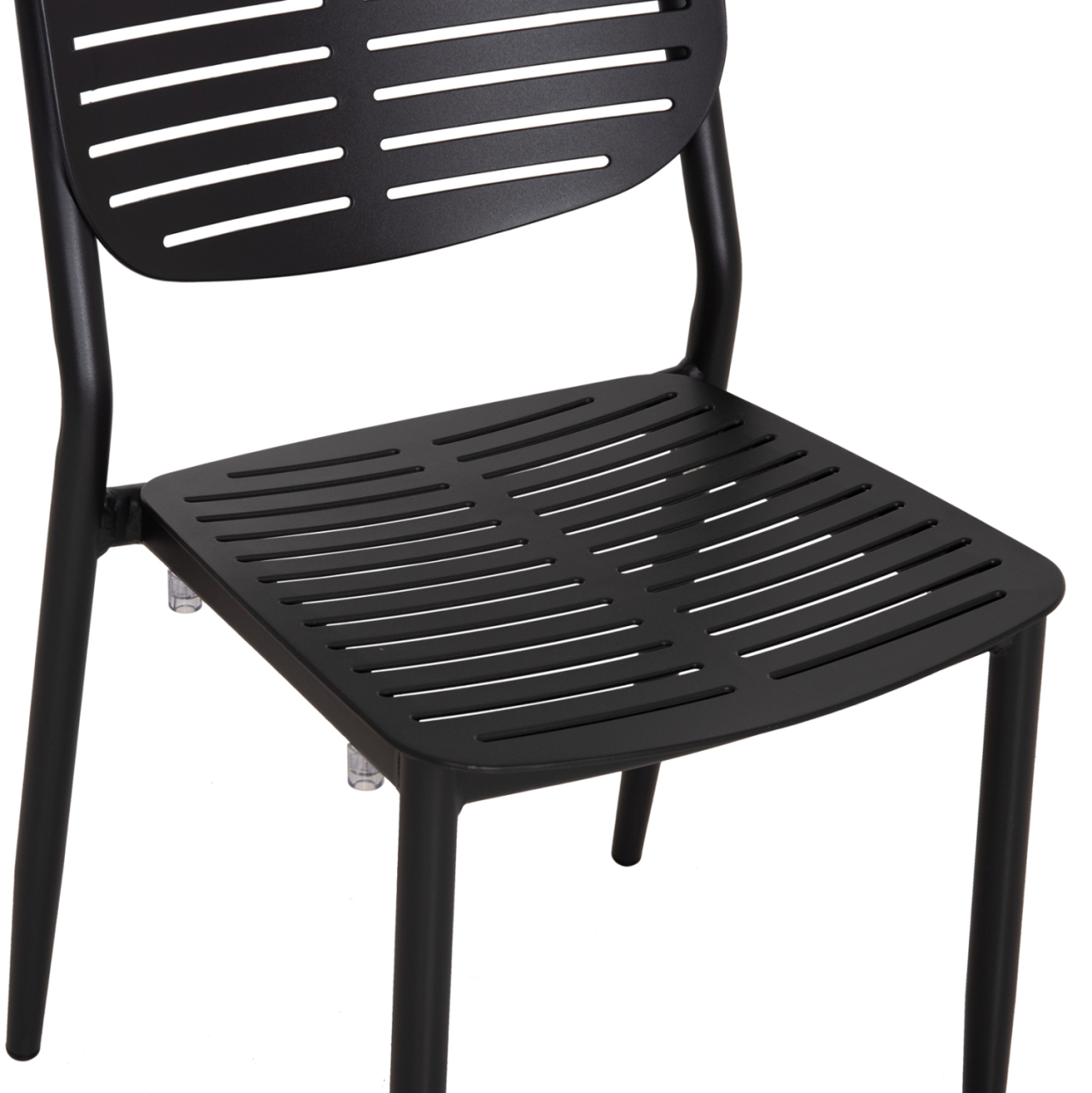 DINING CHAIR HILLIARD HM6645.01 ALUMINUM IN CHARCOAL COLOR 46x54x78Hcm [7]