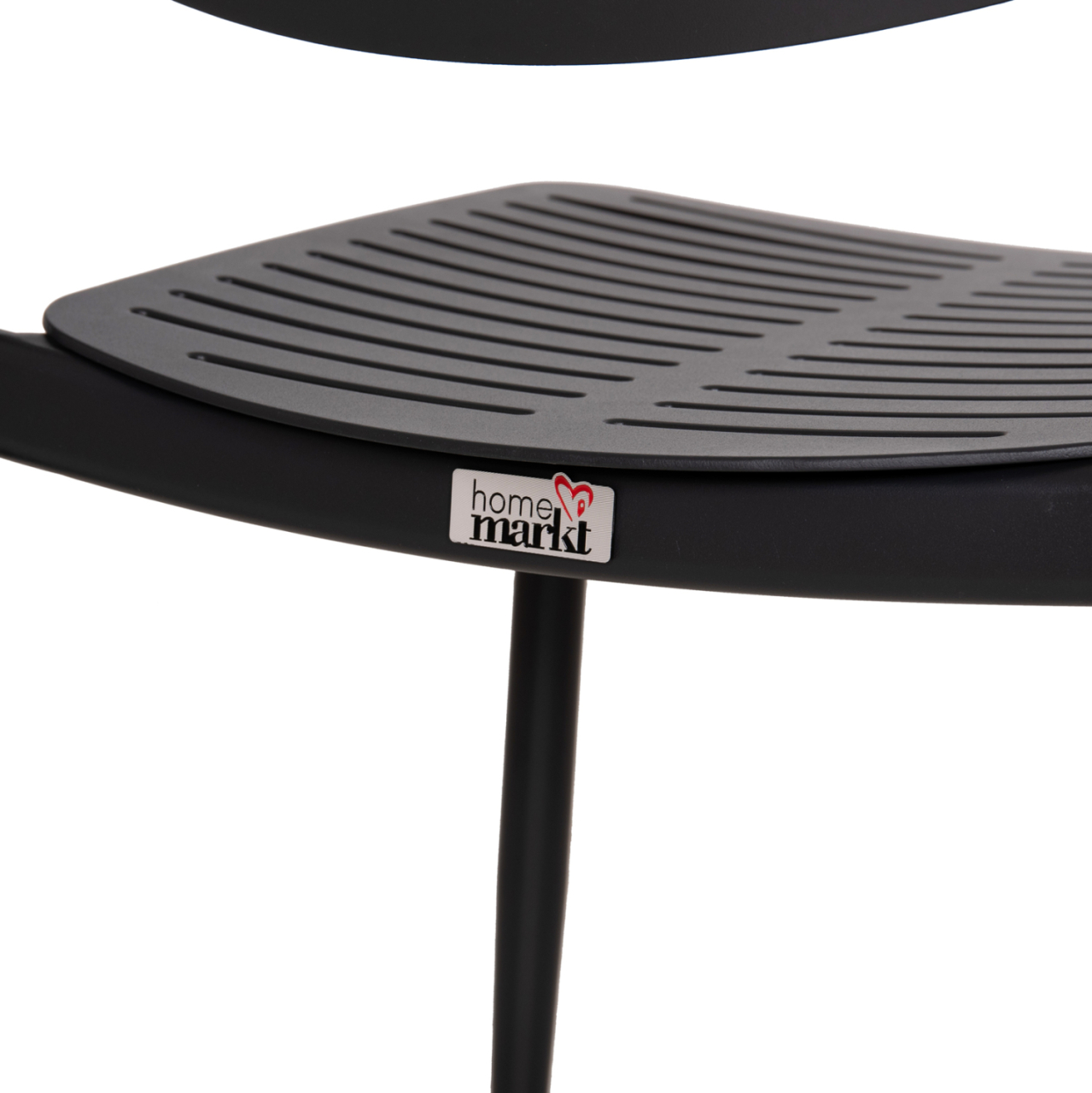 DINING CHAIR HILLIARD HM6645.01 ALUMINUM IN CHARCOAL COLOR 46x54x78Hcm [10]