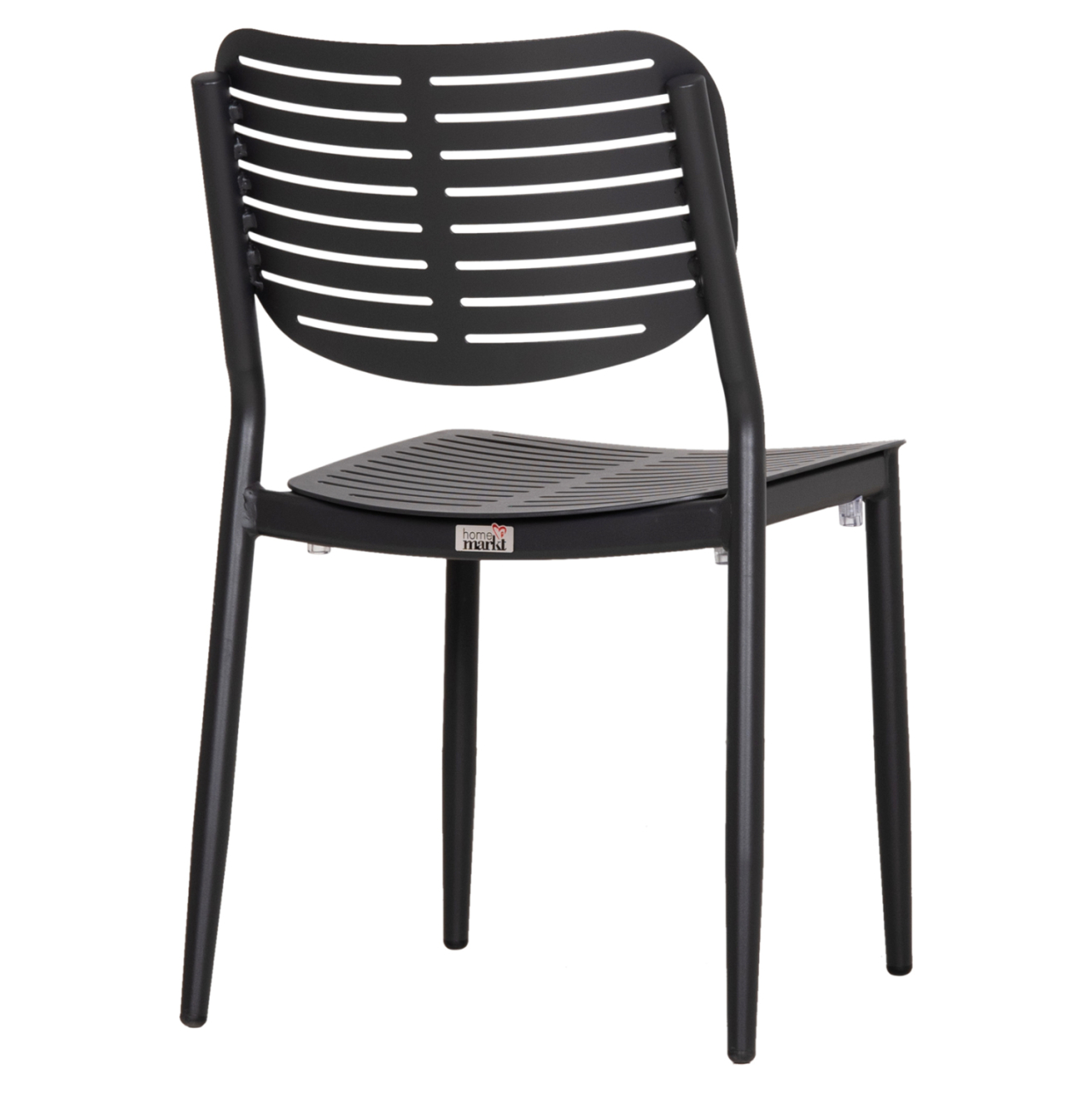 DINING CHAIR HILLIARD HM6645.01 ALUMINUM IN CHARCOAL COLOR 46x54x78Hcm [5]