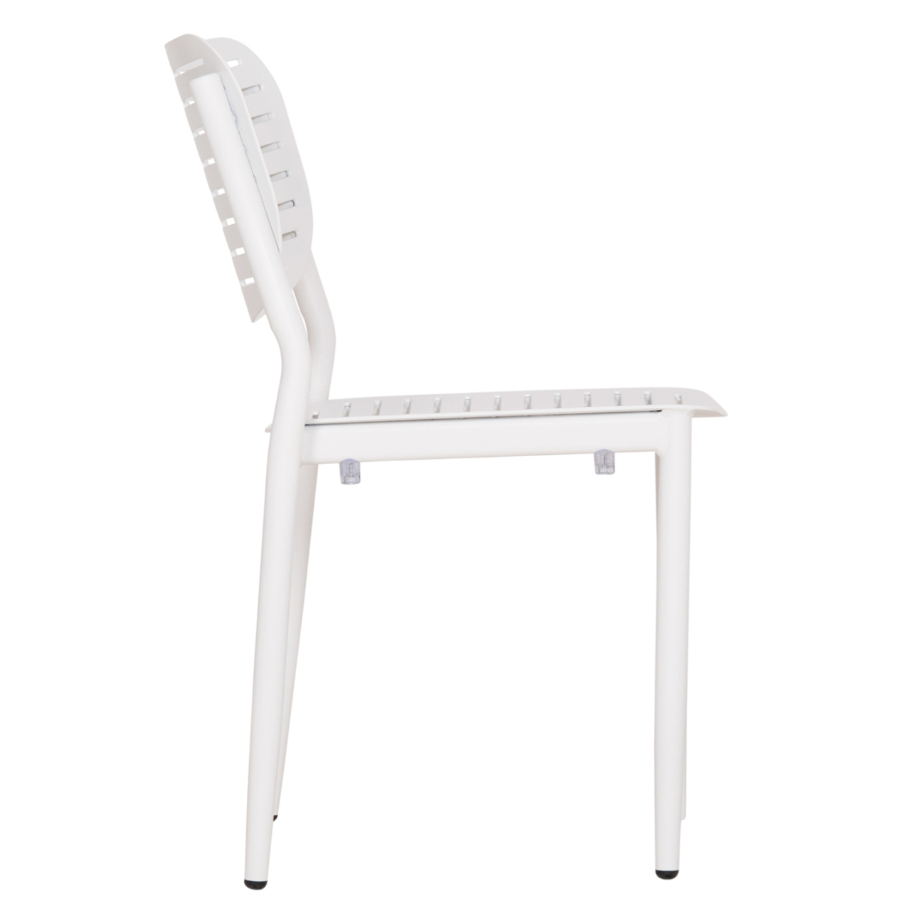 DINING CHAIR HILLIARD HM6645.02 ALUMINUM IN WHITE COLOR 46x54x78Hcm [4]