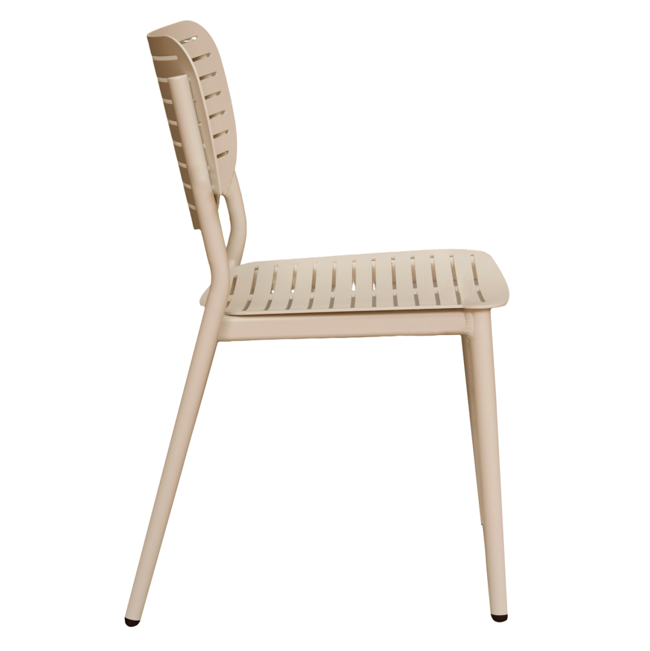DINING CHAIR HILLIARD HM6645.04 ALUMINUM IN CHAMPAGNE COLOR 46x54x78Hcm [4]