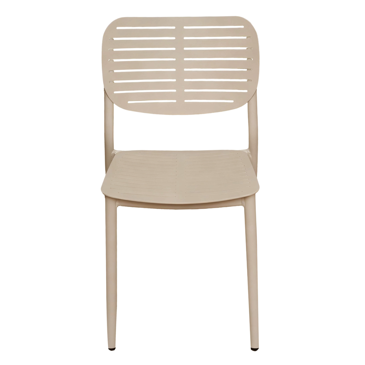 DINING CHAIR HILLIARD HM6645.04 ALUMINUM IN CHAMPAGNE COLOR 46x54x78Hcm [3]
