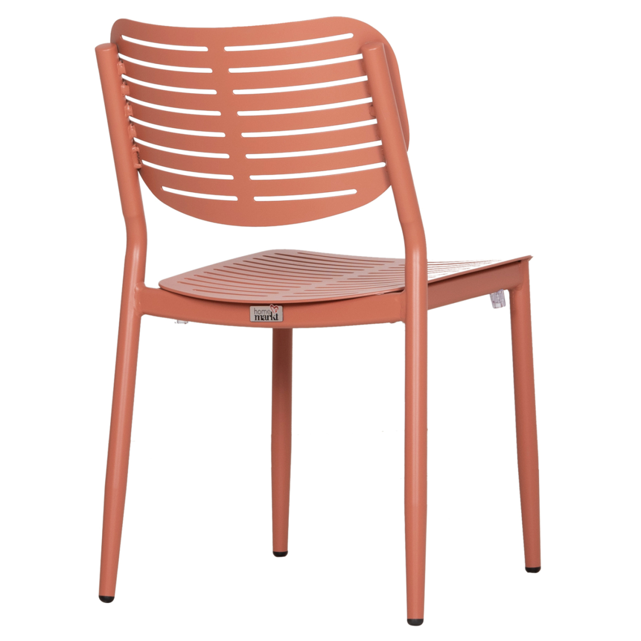 DINING CHAIR HILLIARD HM6645.08 ALUMINUM IN TERRACOTTA COLOR 46x54x78Hcm [5]