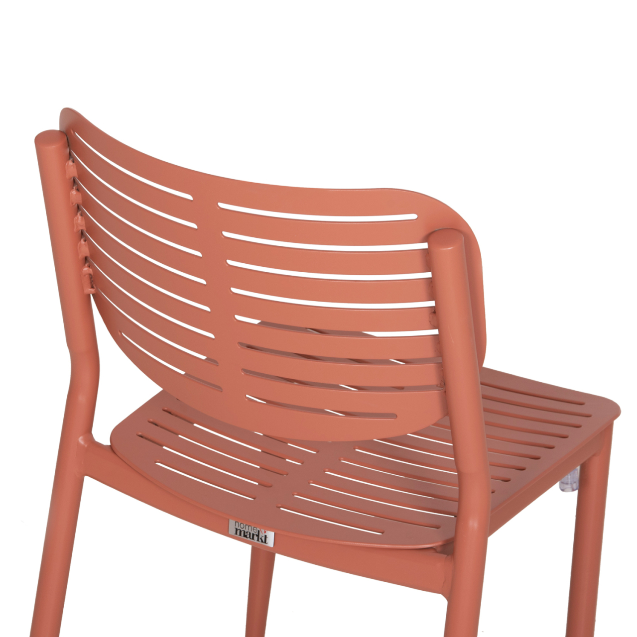 DINING CHAIR HILLIARD HM6645.08 ALUMINUM IN TERRACOTTA COLOR 46x54x78Hcm [9]