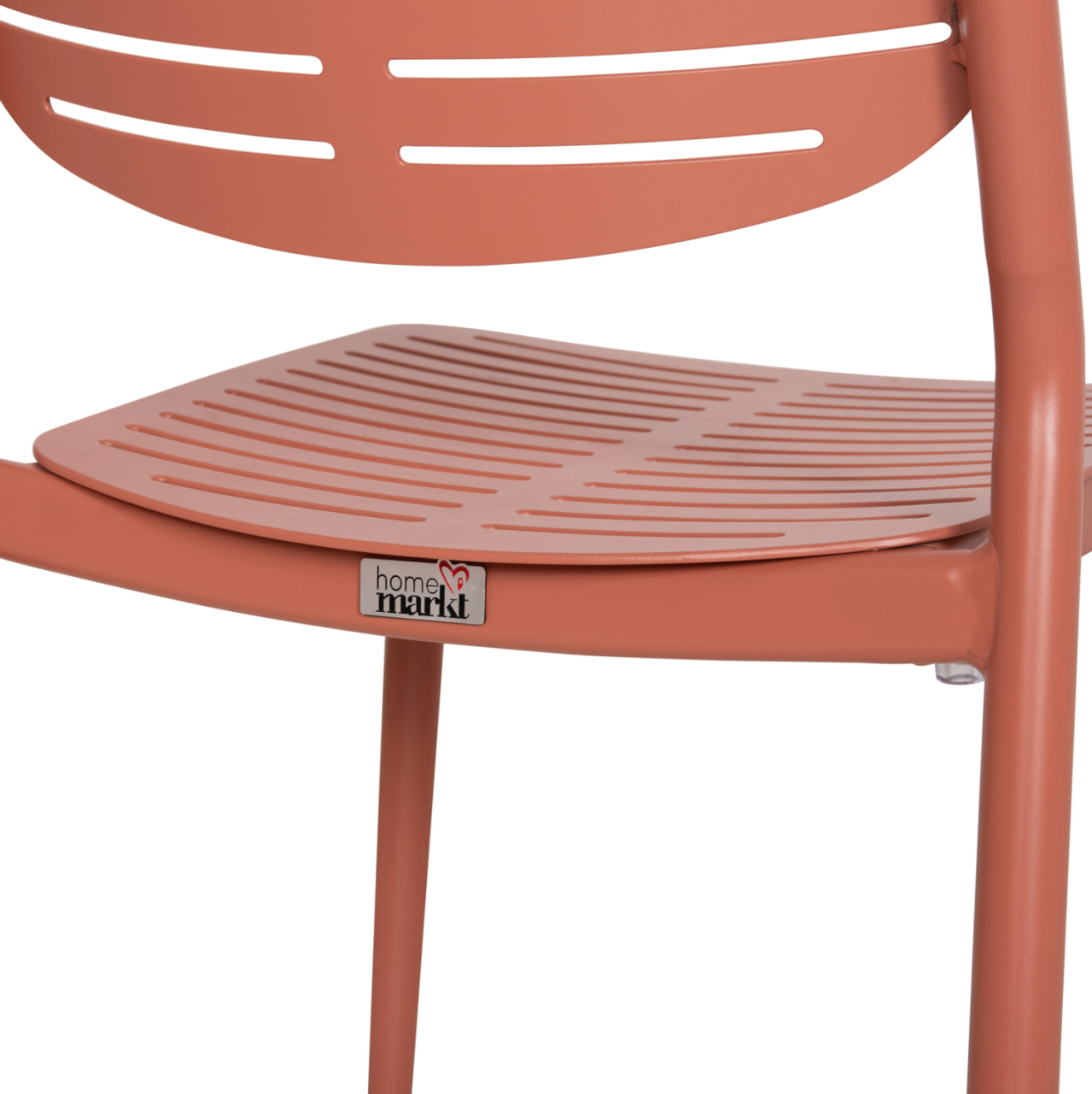DINING CHAIR HILLIARD HM6645.08 ALUMINUM IN TERRACOTTA COLOR 46x54x78Hcm [10]