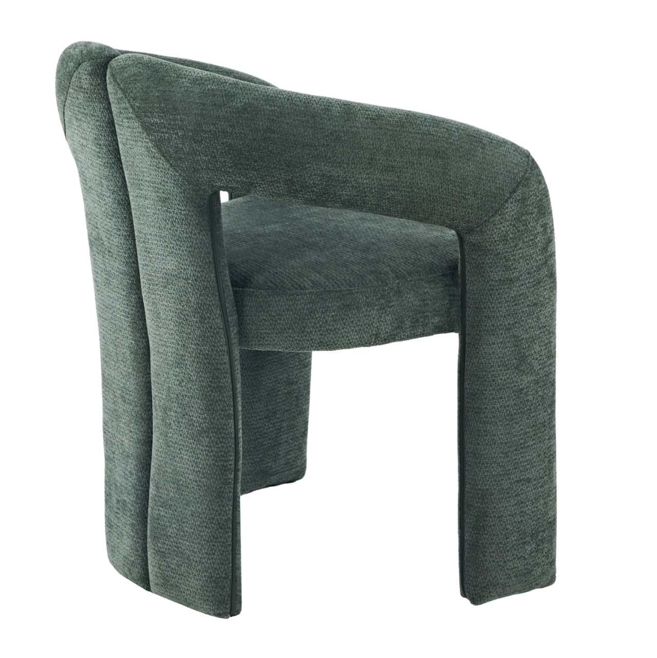 DINING CHAIR HM18362.04 GREEN LINEN FABRIC 64x50x76.5Hcm. [6]