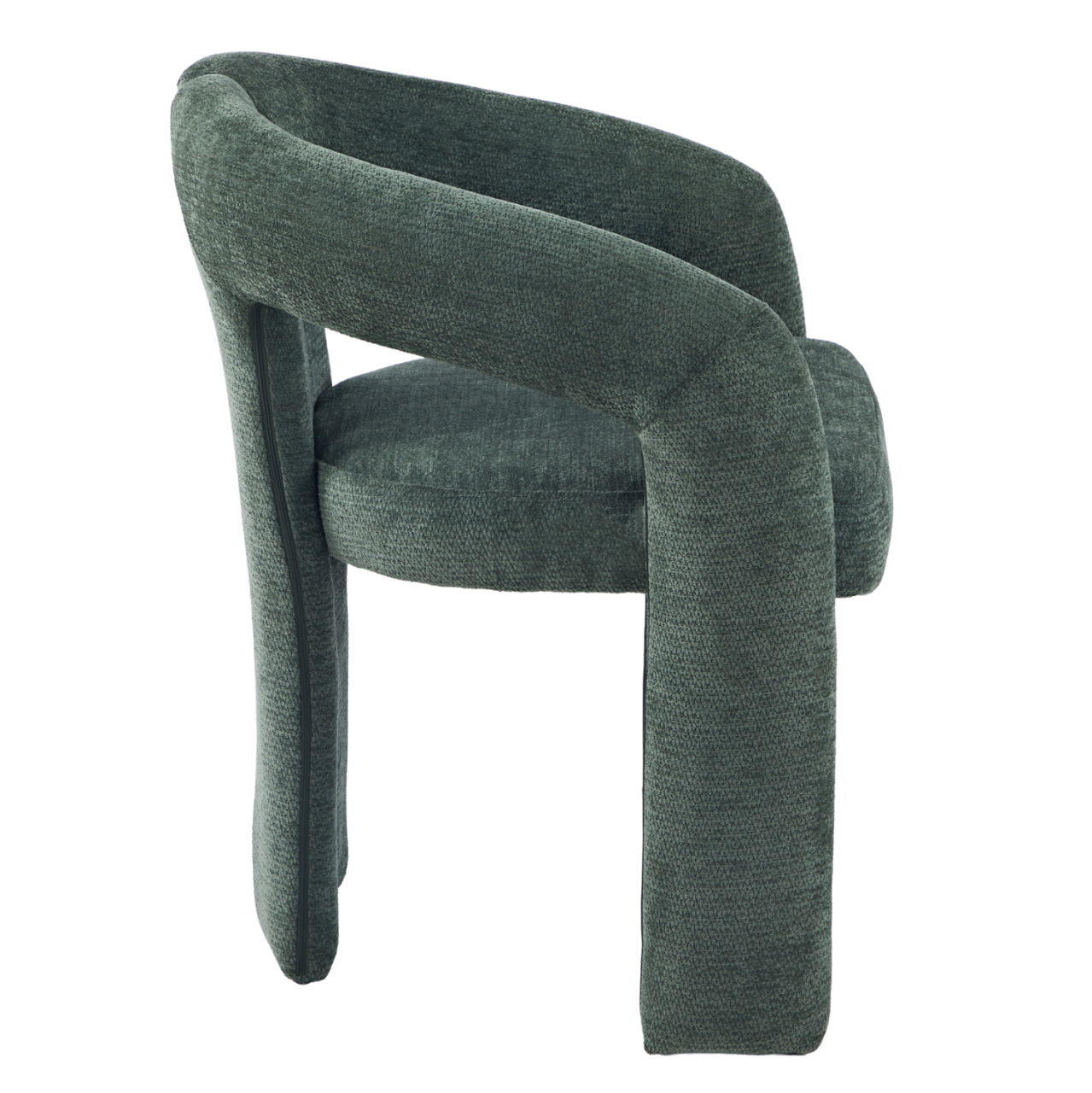DINING CHAIR HM18362.04 GREEN LINEN FABRIC 64x50x76.5Hcm. [5]