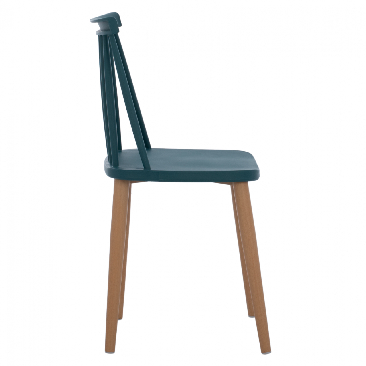 Dining Chair HM8052.05 Vanessa Blue with metallic legs 43x41x82,5 cm. [4]