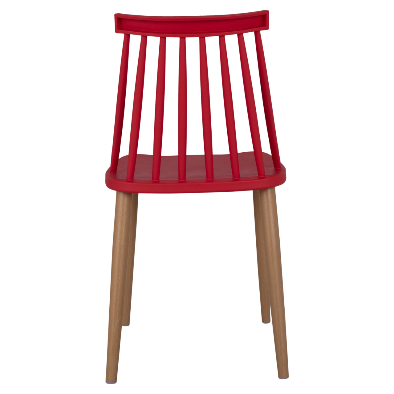 Dining chair HM8052.07 Vanessa red with metallic legs 42,5x47x81,5cm [6]