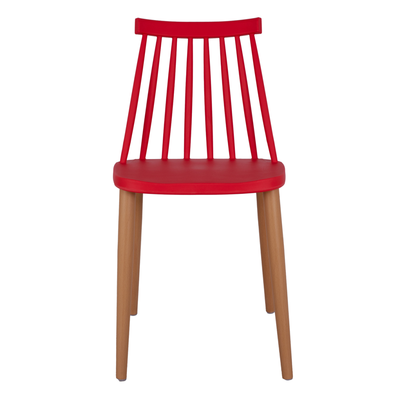 Dining chair HM8052.07 Vanessa red with metallic legs 42,5x47x81,5cm [3]