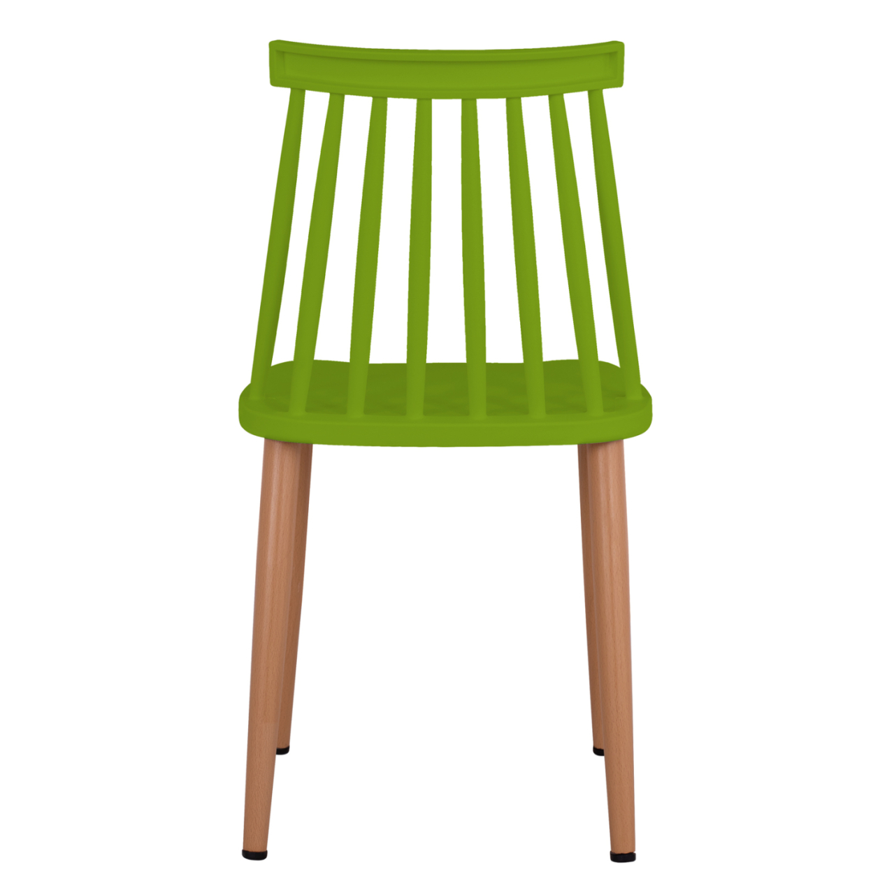 Dining chair HM8052.08 Vanessa green with metallic legs 42,5x47x81,5cm [6]