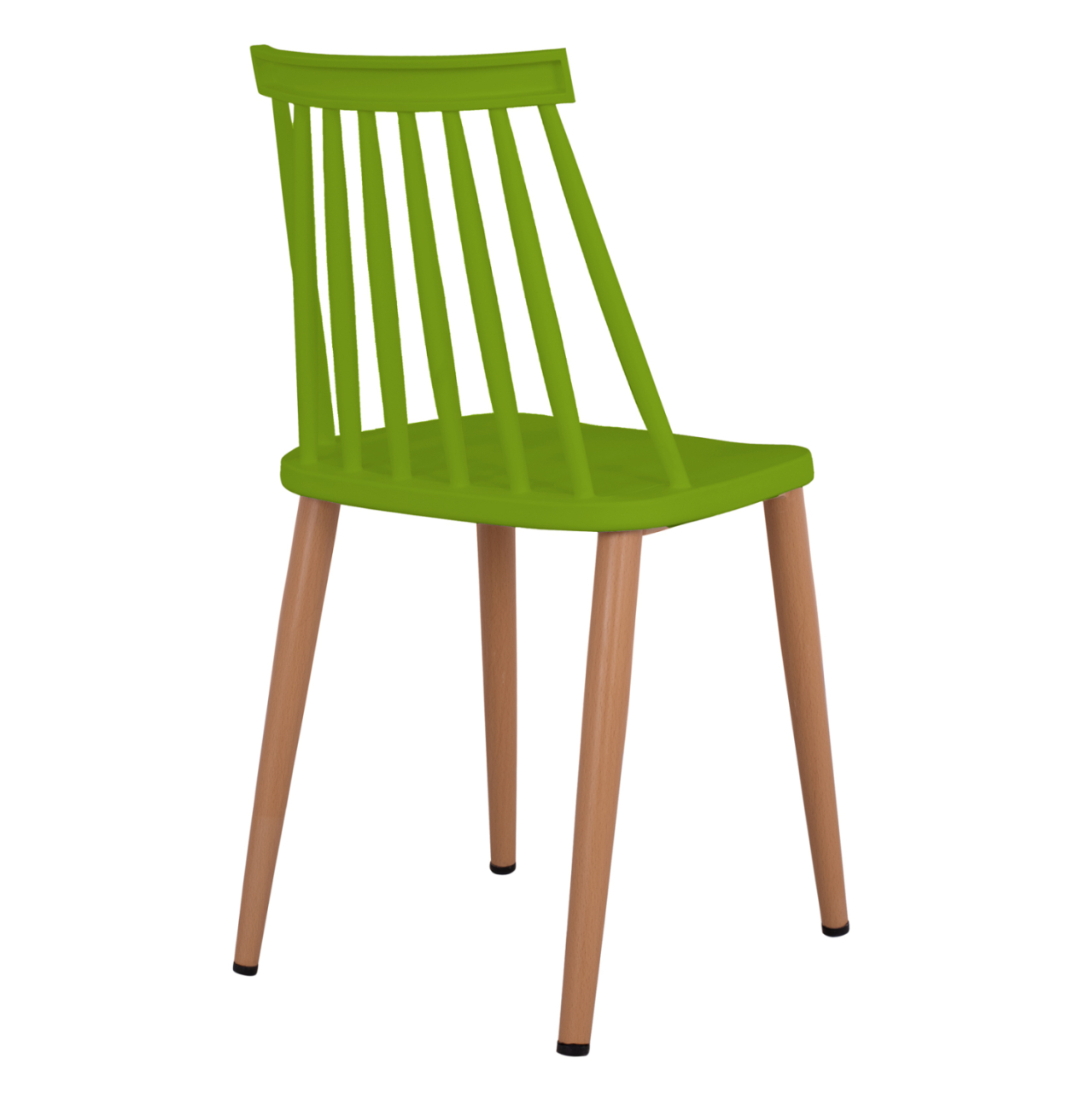 Dining chair HM8052.08 Vanessa green with metallic legs 42,5x47x81,5cm [5]