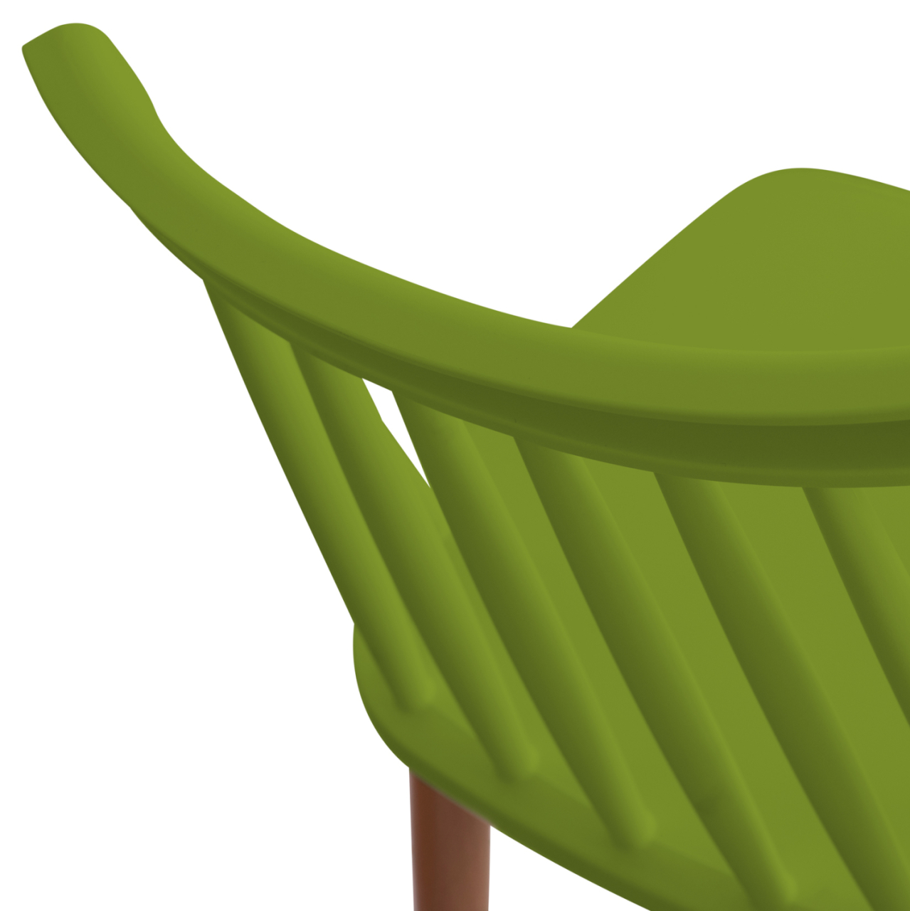 Dining chair HM8052.08 Vanessa green with metallic legs 42,5x47x81,5cm [8]