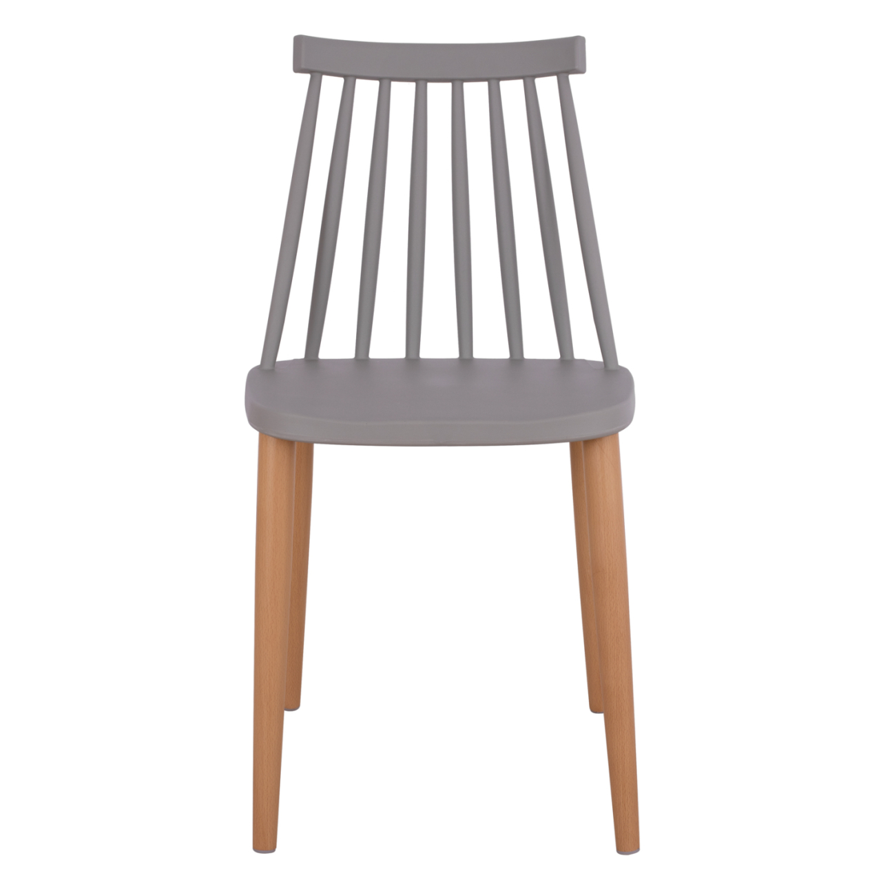 Dining chair HM8052.10 Vanessa grey with metallic legs 43x46,5x82cm [3]
