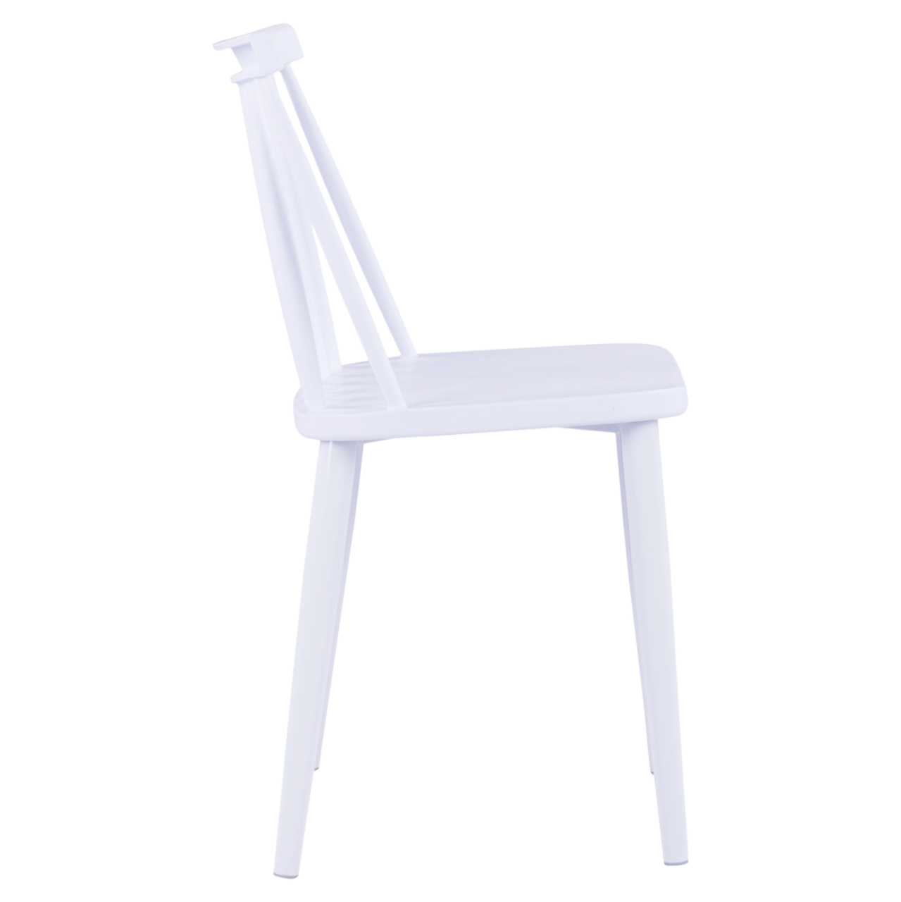 Dining chair HM8052.11 Vanessa White with metallic white legs 43x46,5x82 cm. [4]