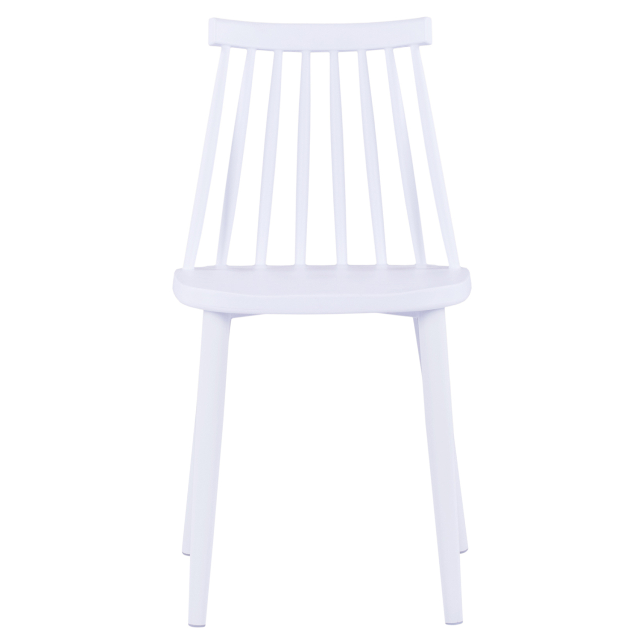Dining chair HM8052.11 Vanessa White with metallic white legs 43x46,5x82 cm. [3]