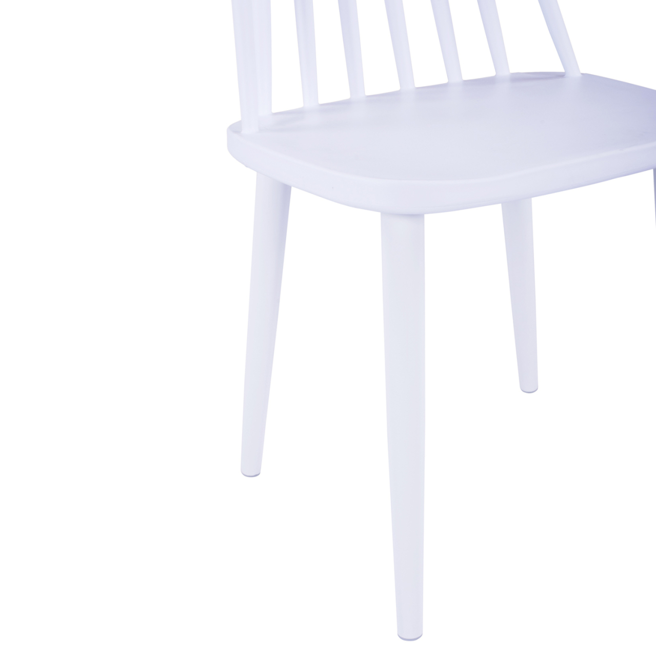 Dining chair HM8052.11 Vanessa White with metallic white legs 43x46,5x82 cm. [8]