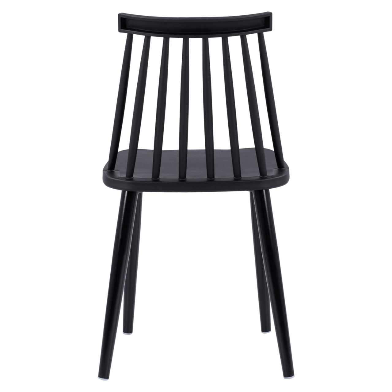 Dining Chair HM8052.12 Vanessa Black with metallic black legs 43x46,5x82 cm. [6]