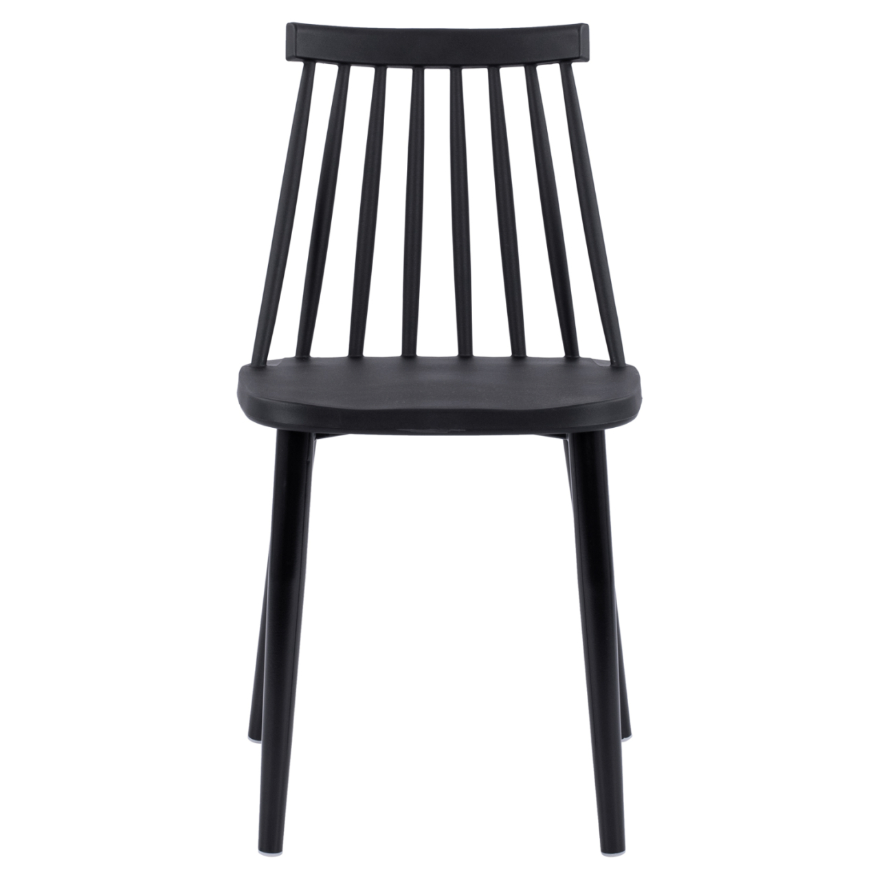 Dining Chair HM8052.12 Vanessa Black with metallic black legs 43x46,5x82 cm. [3]