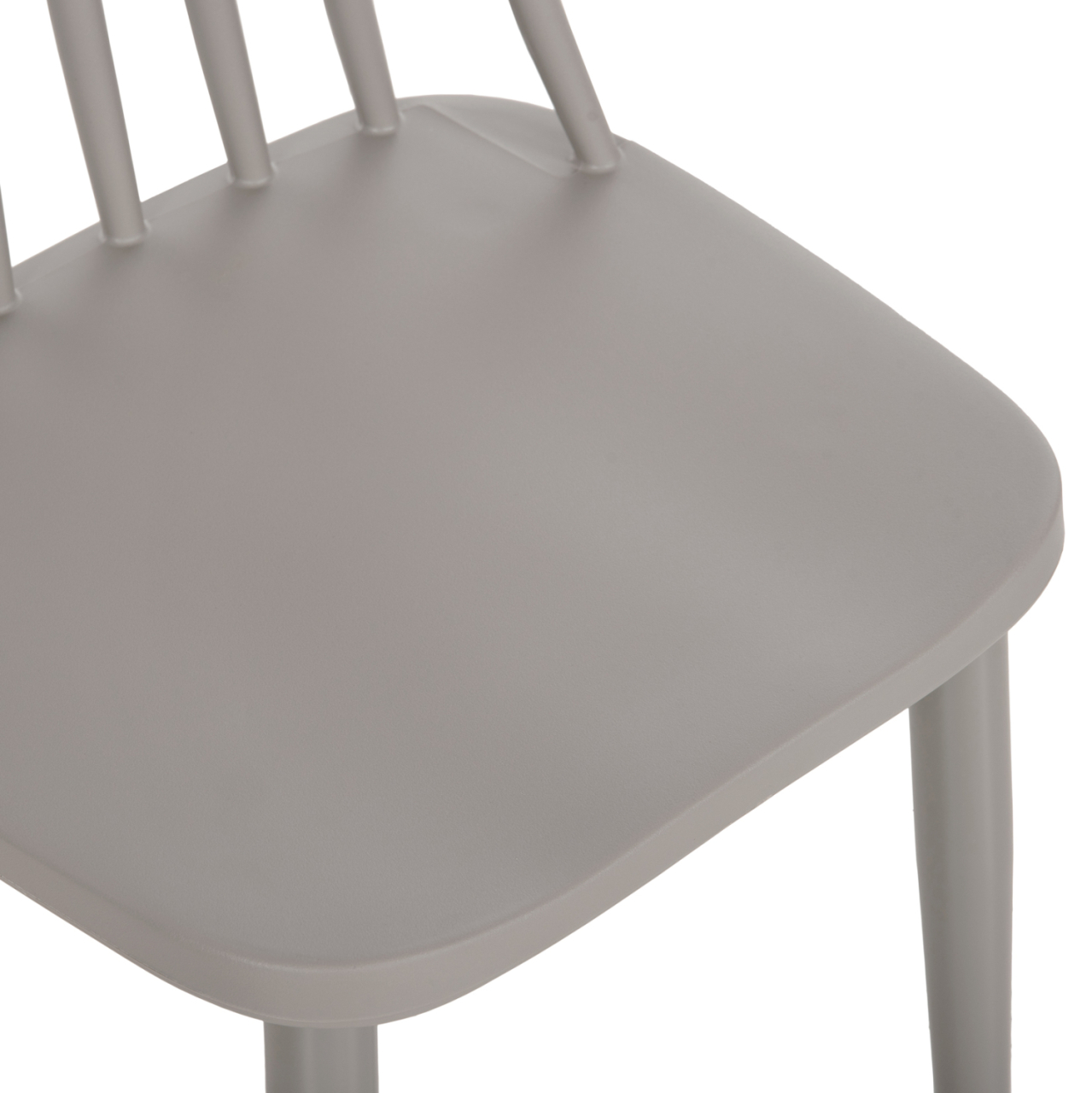 Dining Chair HM8052.22 Vanessa GREY with metallic GREY legs 42.5x44x81H cm. [7]