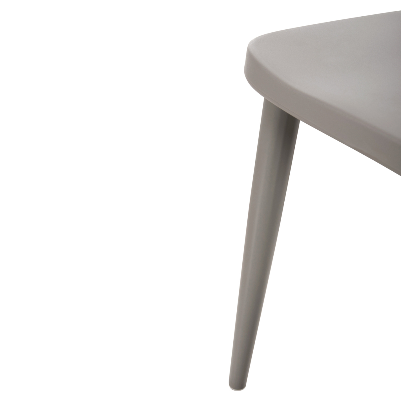 Dining Chair HM8052.22 Vanessa GREY with metallic GREY legs 42.5x44x81H cm. [9]