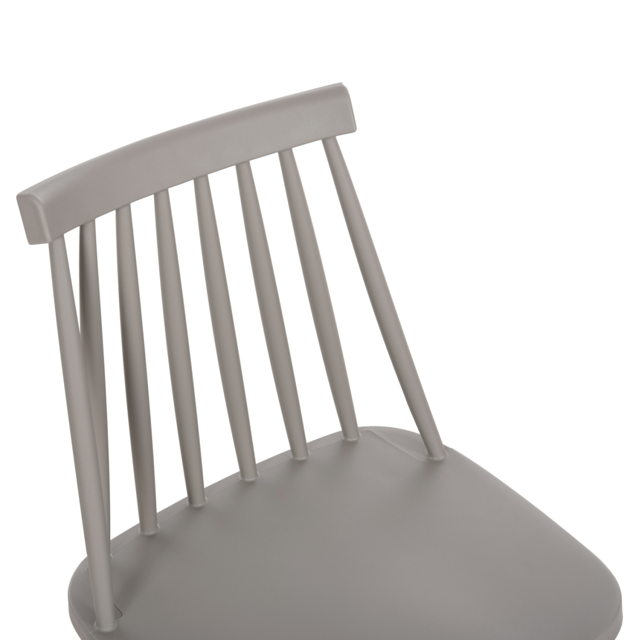 Dining Chair HM8052.22 Vanessa GREY with metallic GREY legs 42.5x44x81H cm. [6]