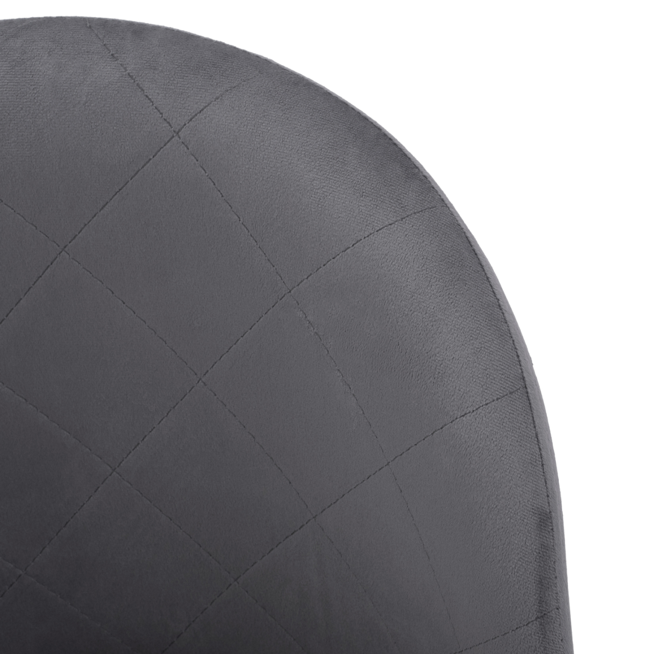 Dining Chair HM8731.11 with metallic legs and Grey velvet [8]