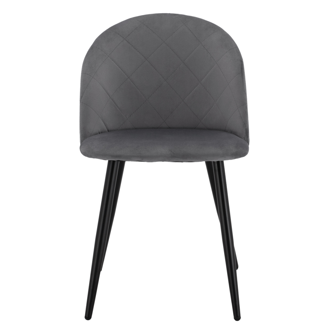 Dining Chair HM8731.11 with metallic legs and Grey velvet [3]