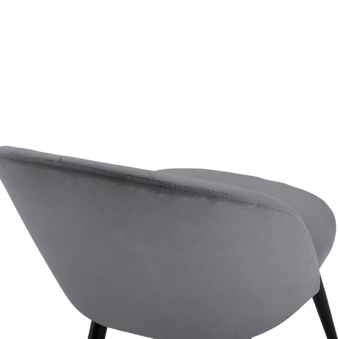 Dining Chair HM8731.11 with metallic legs and Grey velvet [9]