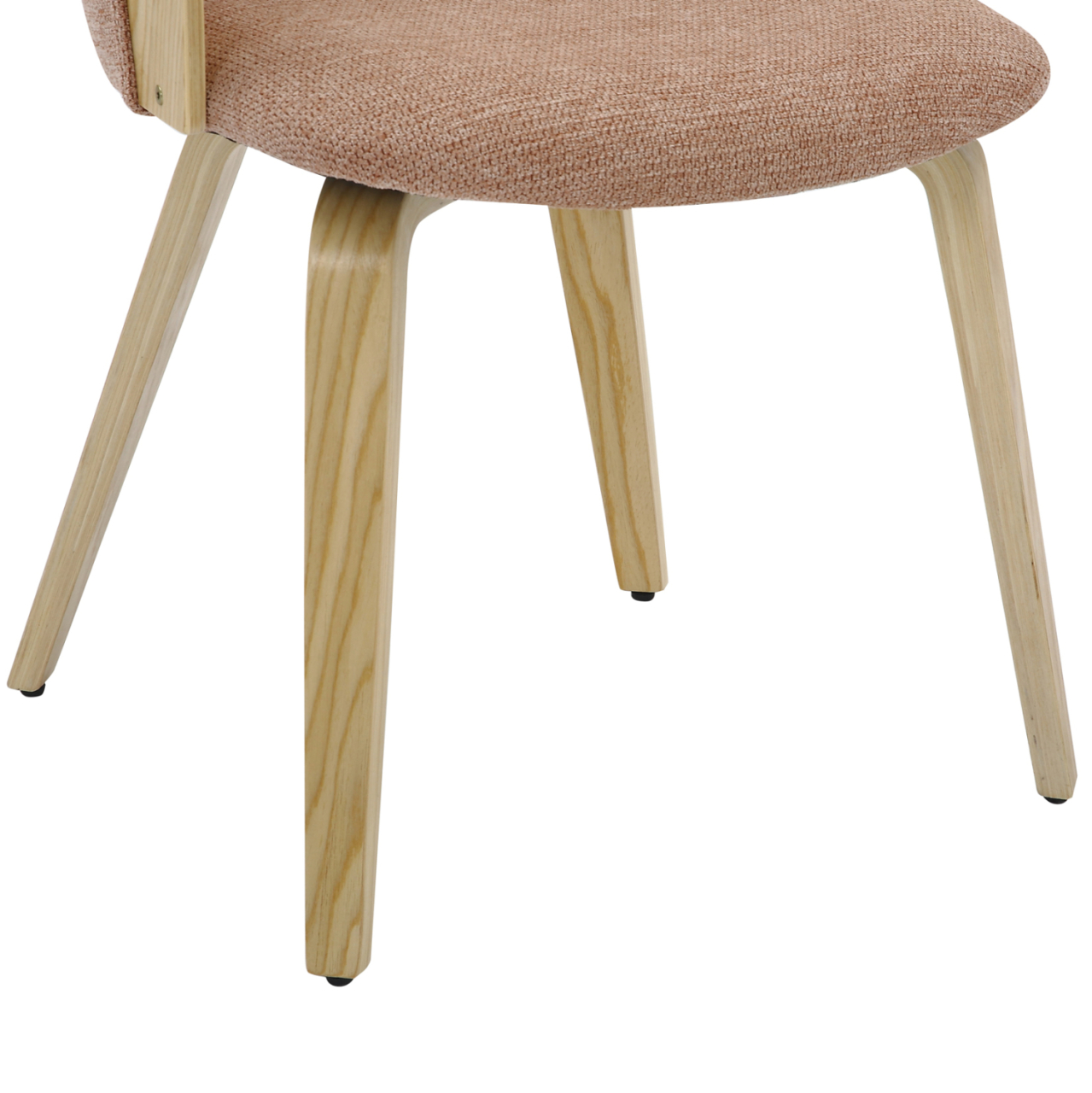 DINING CHAIR JESPER HM9977.01 PLYWOOD FRAME IN OAK-REDWOOD FABRIC 61x54x74Hcm. [8]